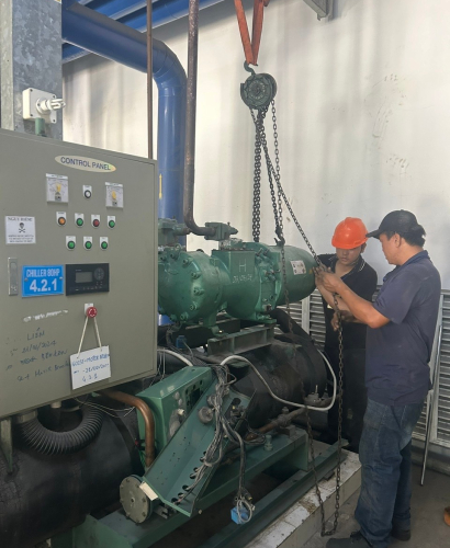 Dịch Vụ Sửa Máy Lạnh Chiller Tại Thủ Thừa Long An – Thợ Tay Nghề Cao, Hỗ Trợ Nhanh