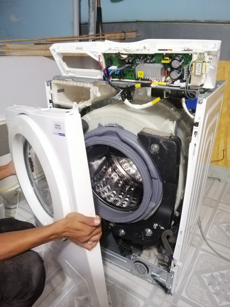 washing machine repair service call