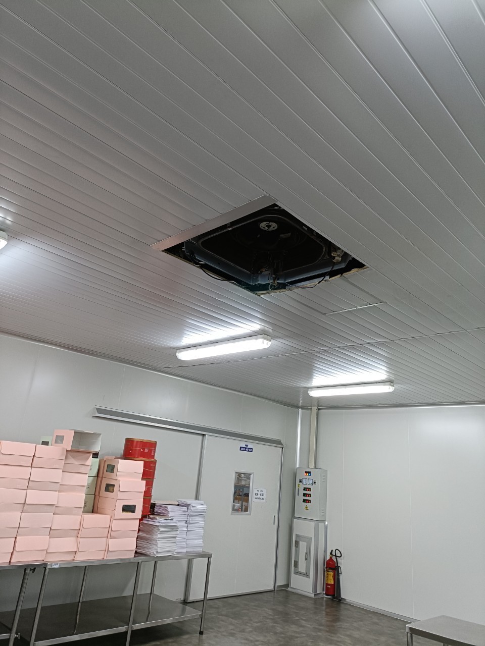 happy customer with repaired air conditioner
