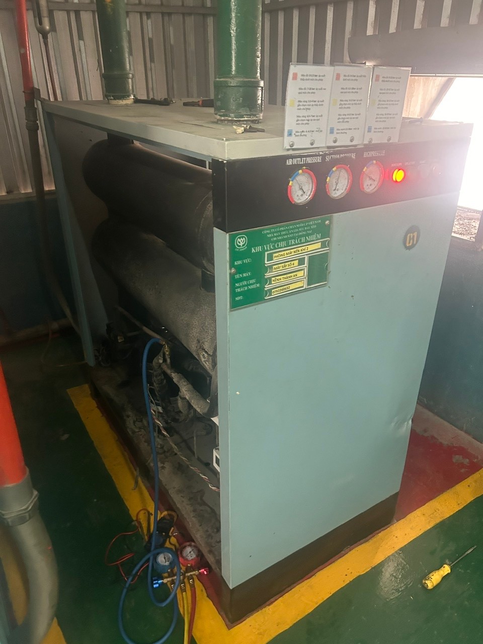 air dryer repair process flowchart