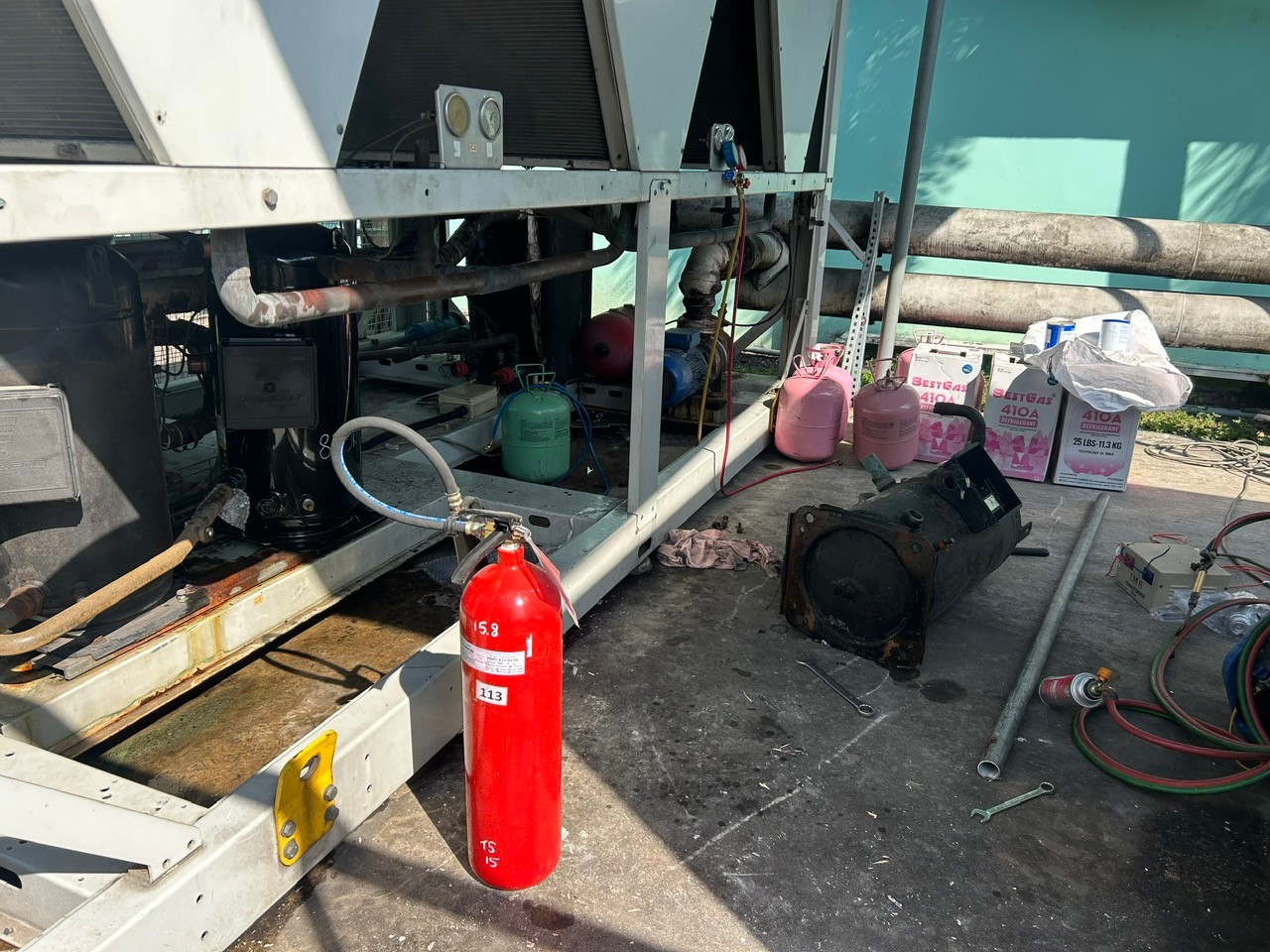 Sửa Máy Lạnh Công Nghiệp Tiền Giang